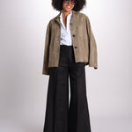 pantalone largo con nervature ORIANA 540 5033 quelledue 