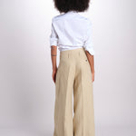 pantalone largo con nervature ORIANA 540 50340 quelledue 
