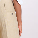 pantalone largo con nervature ORIANA 540 50340 quelledue 