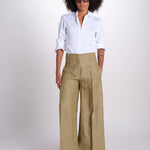 pantalone largo con nervature ORIANA 540 50352 quelledue 
