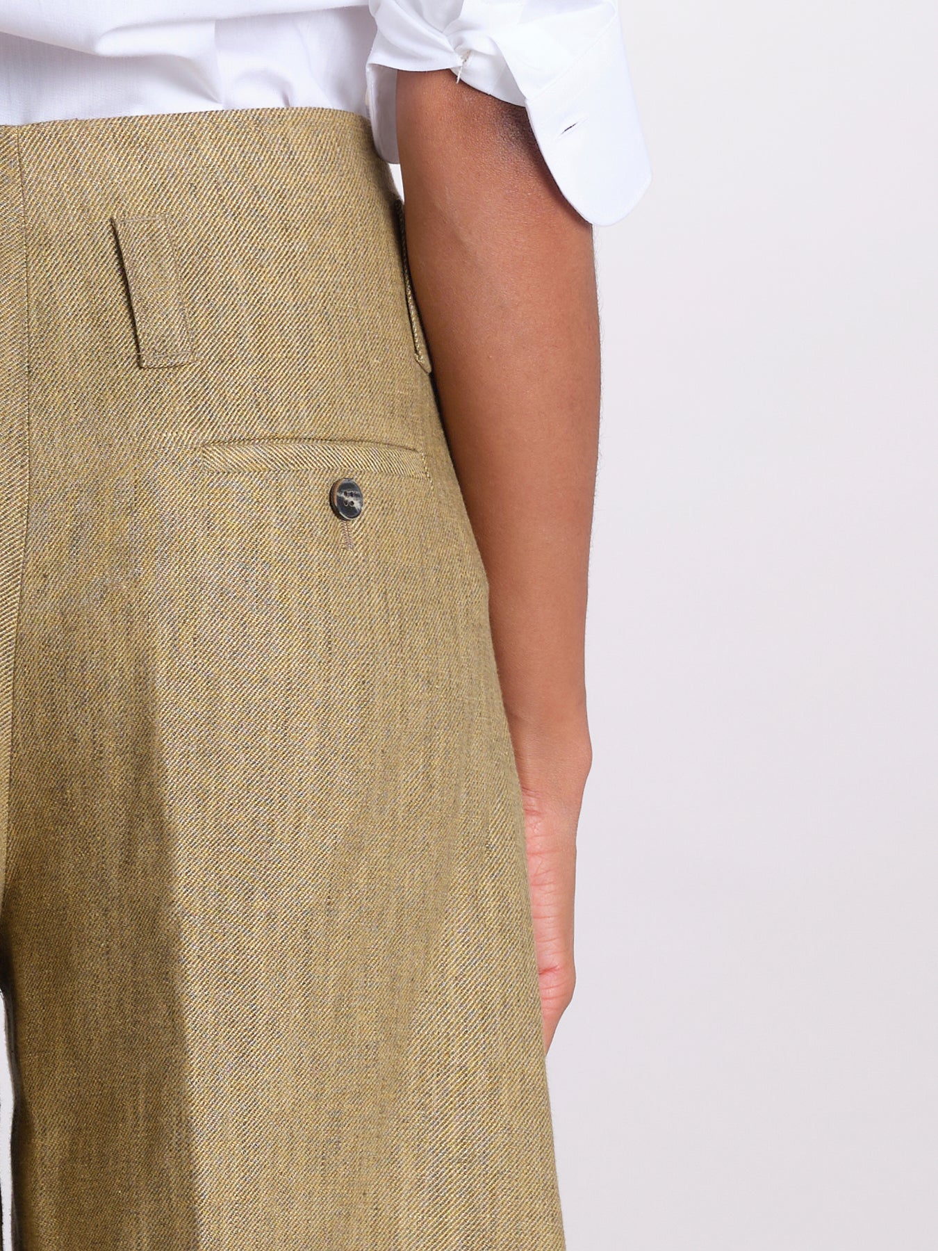 pantalone largo con nervature ORIANA 540 50352 quelledue 