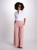 pantalone largo con nervature
