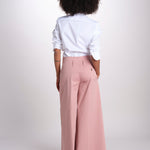 pantalone largo con nervature ORIANA 540 54165 quelledue 