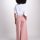 pantalone largo con nervature ORIANA 540 54165 quelledue 