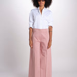 pantalone largo con nervature ORIANA 540 54165 quelledue 