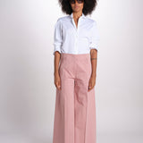 pantalone largo con nervature ORIANA 540 54165 quelledue 