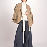 pantalone largo con nervature ORIANA 540 356 606 quelledue 