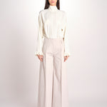 pantalone largo con nervature ORIANA 540 54 85 PABBLE quelledue 