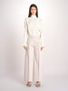 pantalone largo con nervature