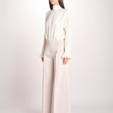 pantalone largo con nervature ORIANA 540 54 85 PABBLE quelledue 