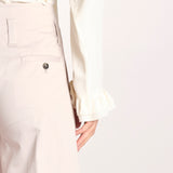 pantalone largo con nervature ORIANA 540 54 85 PABBLE quelledue 
