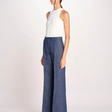 pantalone con nervature in denim OTTAVIA 673855 684 quelledue 