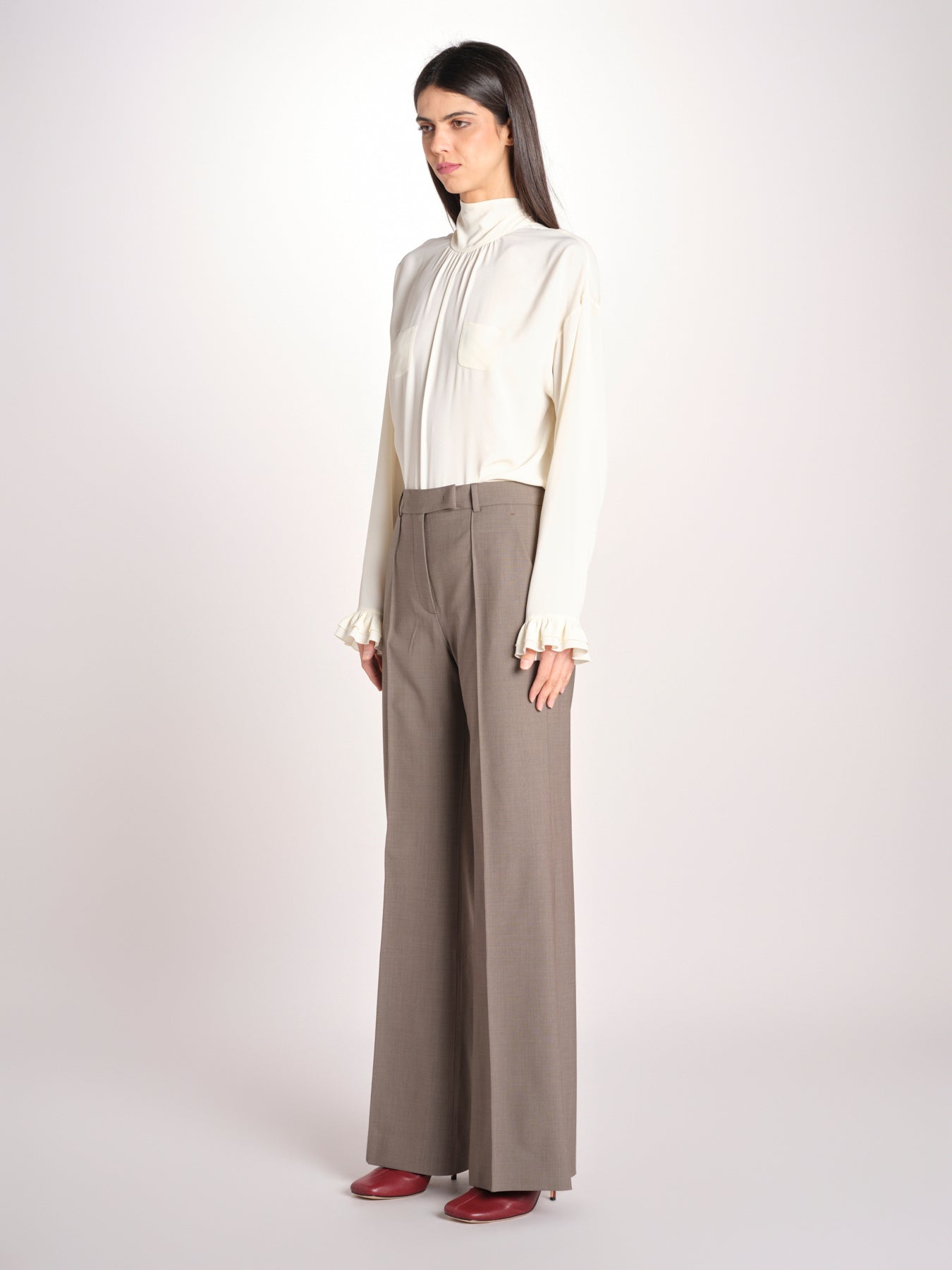 pantalone diritto con nervature OTTAVIA 673 120 57 quelledue 