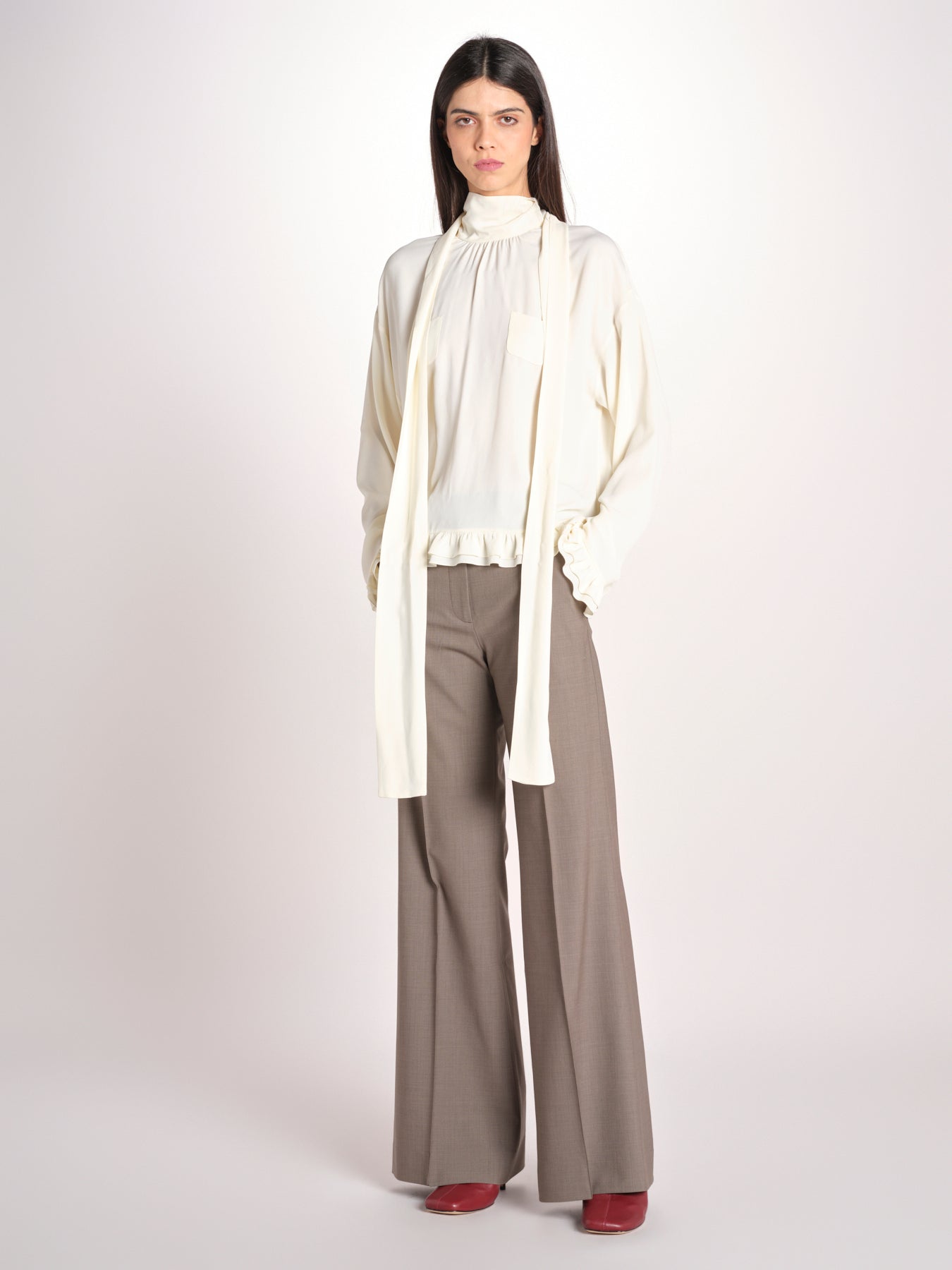 pantalone diritto con nervature OTTAVIA 673 120 57 quelledue 