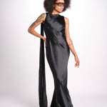 abito sirena 10120 BLK retrofete 