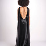 abito sirena 10120 BLK retrofete 