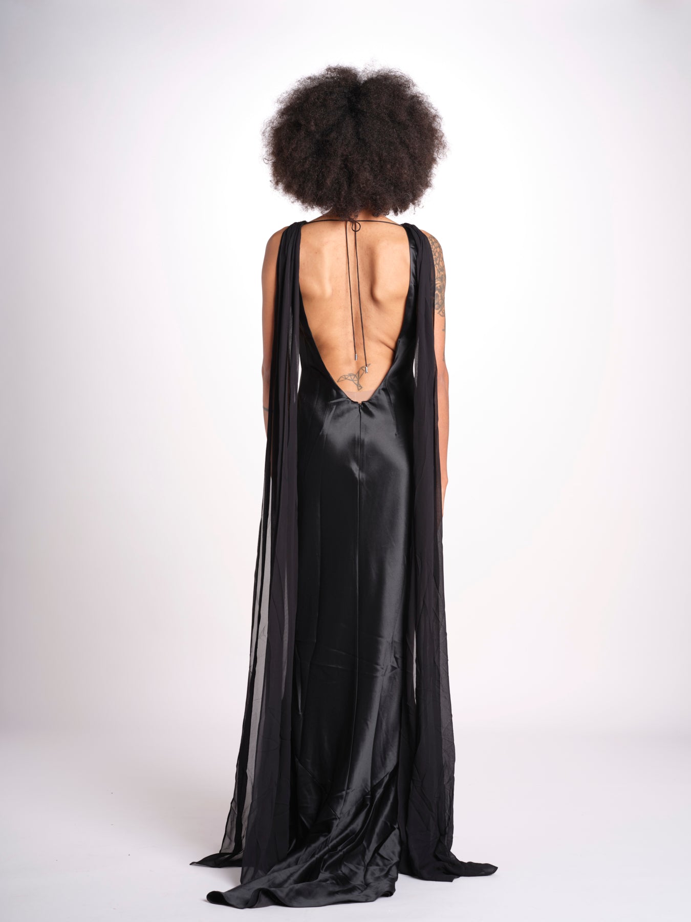 abito sirena 10120 BLK retrofete 