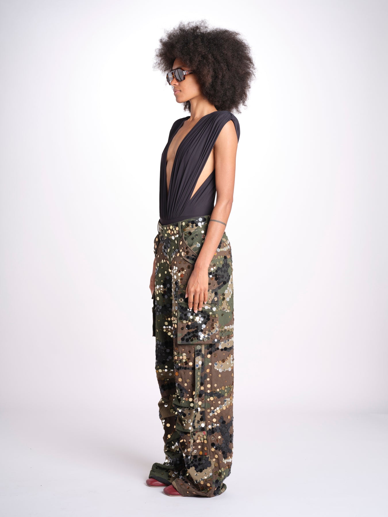 pantalone militare paillettes 9046 CAMO retrofete 