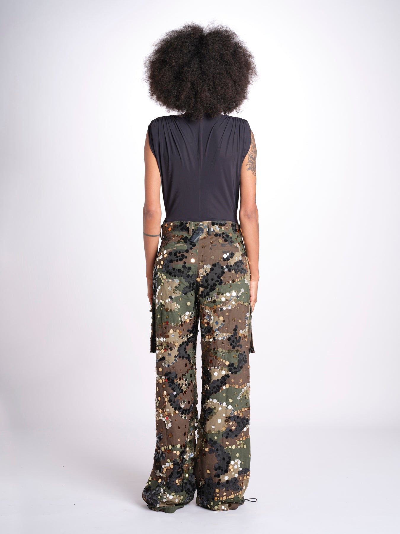 pantalone militare paillettes 9046 CAMO retrofete 