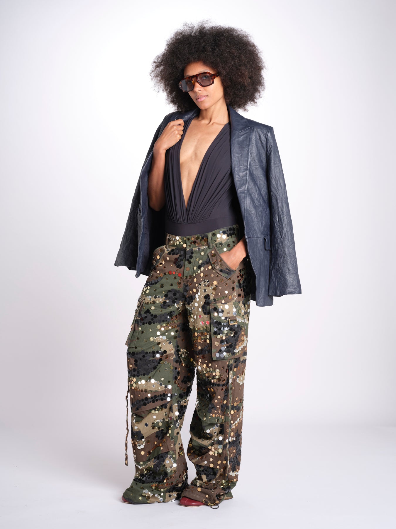 pantalone militare paillettes 9046 CAMO retrofete 