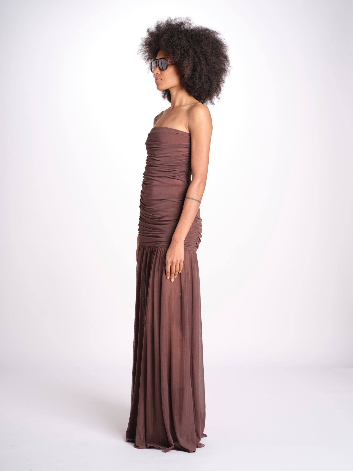 ADELE abito voille balze 9129 DRK retrofete 