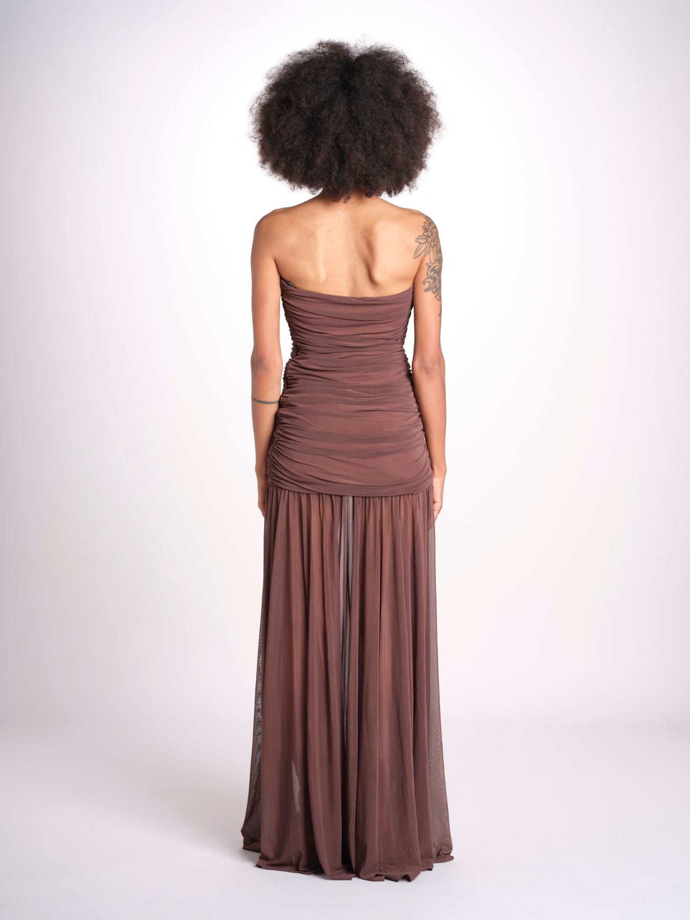 ADELE abito voille balze 9129 DRK retrofete 