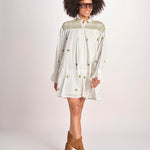 miniabito manica lunga NOUVEAU DRESS PAPYRUS.CALLA GREEN scarlett poppies 