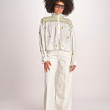 camicia con punto smoke NOVELLE PAPYRUS.CALLAGREEN scarlett poppies 