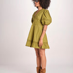miniabito intrecciato OLGA KOMBU GREEN scarlett poppies 