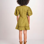 miniabito intrecciato OLGA KOMBU GREEN scarlett poppies 