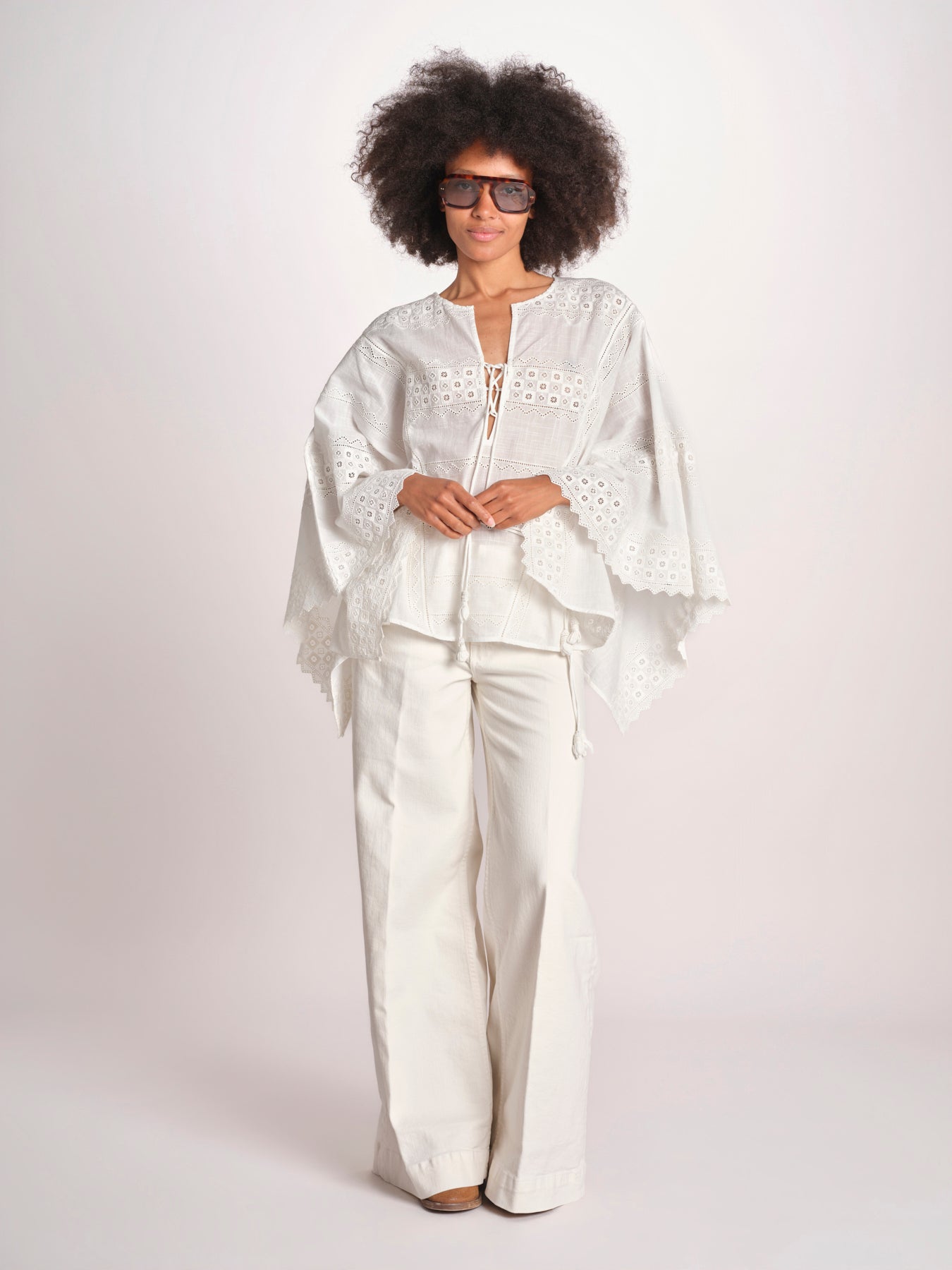 camicia a maniche lunghe WAGMA SIMPLY WHITE scarlett poppies 