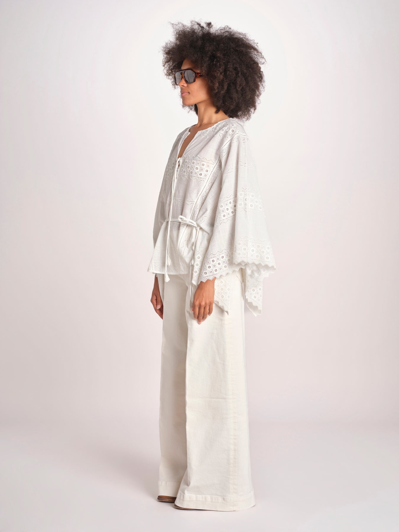 camicia a maniche lunghe WAGMA SIMPLY WHITE scarlett poppies 