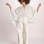 camicia a maniche lunghe WAGMA SIMPLY WHITE scarlett poppies 