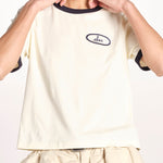 tshirt con profilo a contrasto 033 WHITE sea ny 