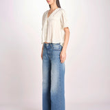 camicia m/c goffrata 038 CREAM sea ny 