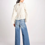 camicia m/l goffrata 039 CREAM sea ny 