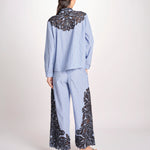 camicia a righe con ricamo 057 MULTI sea ny 