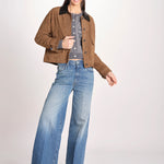 cardigan con ricamo punto croce 076 CHARCOAL sea ny 