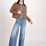 cardigan con ricamo punto croce 076 CHARCOAL sea ny 
