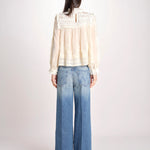 camicia in pizzo 084 CREAM sea ny 