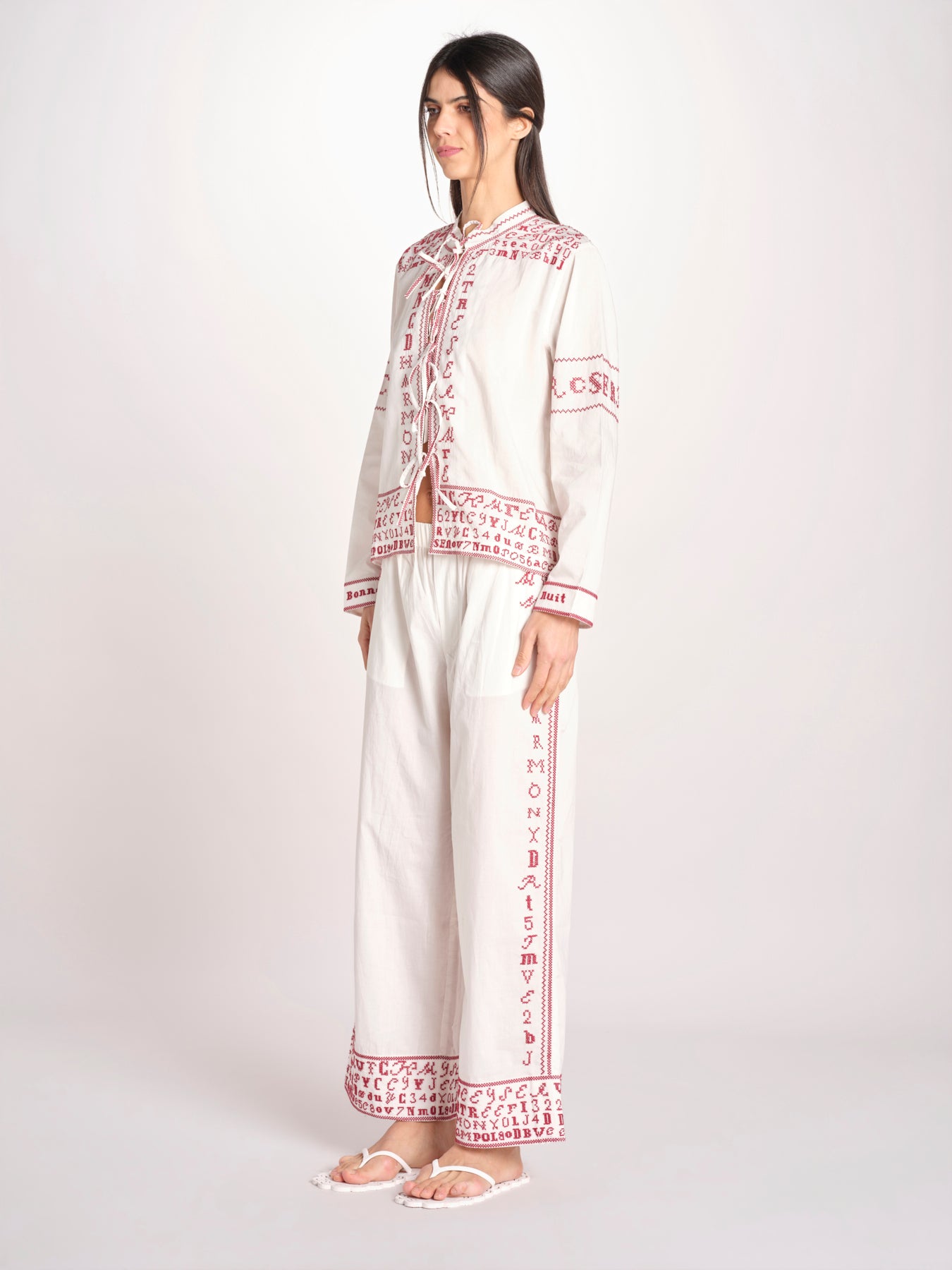 set pigiama 801 WHITE sea ny 
