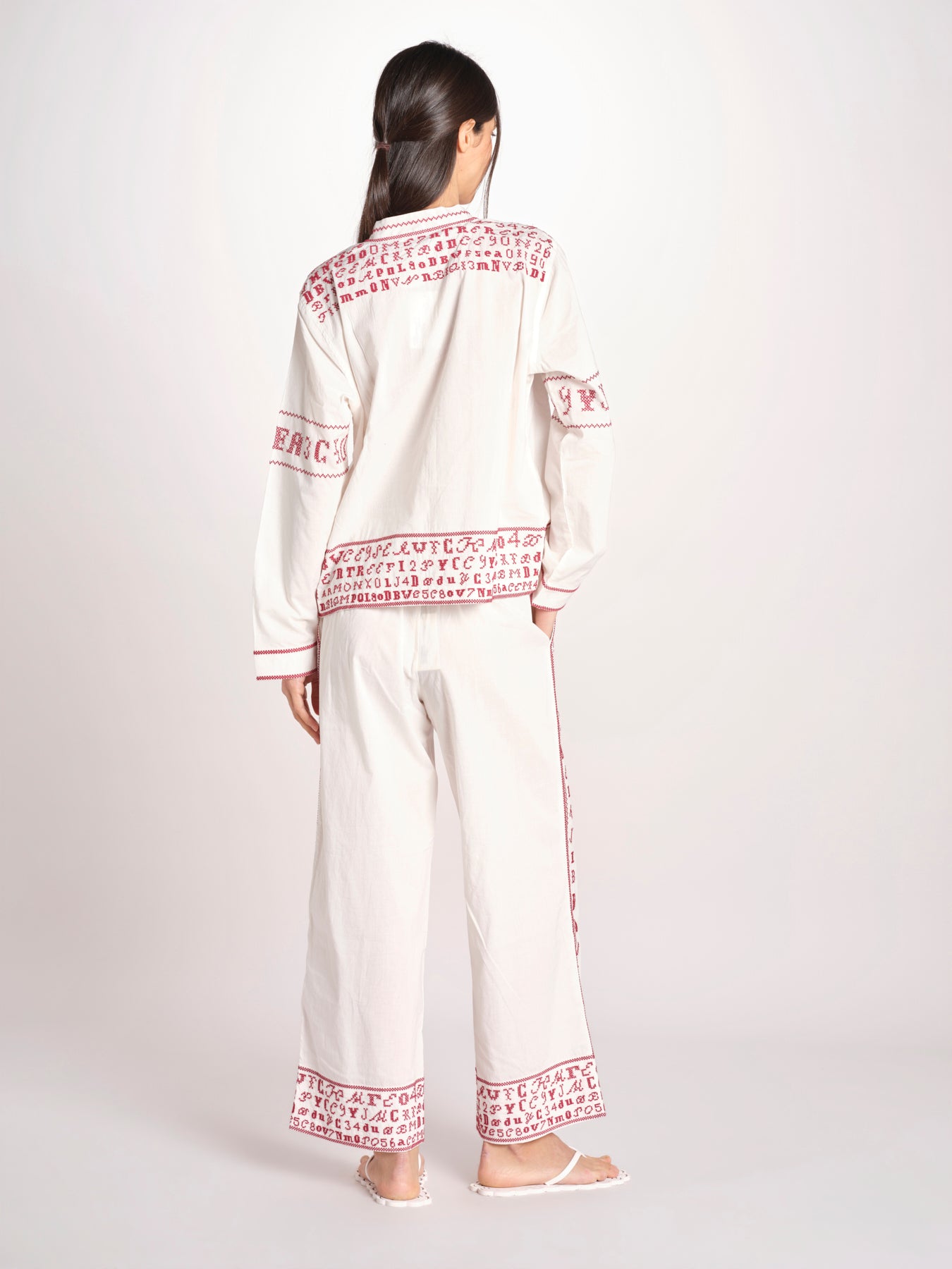 set pigiama 801 WHITE sea ny 