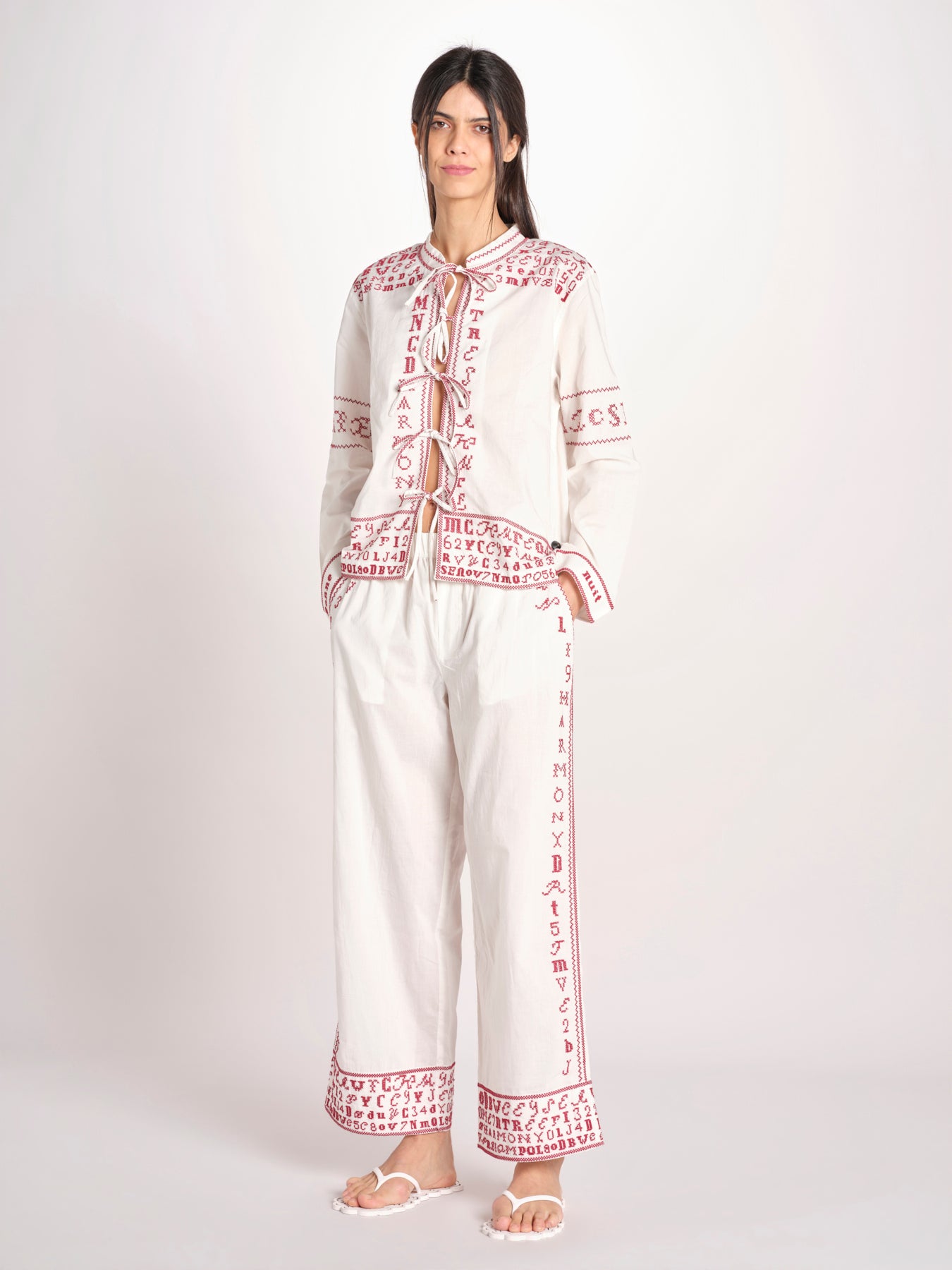 set pigiama 801 WHITE sea ny 