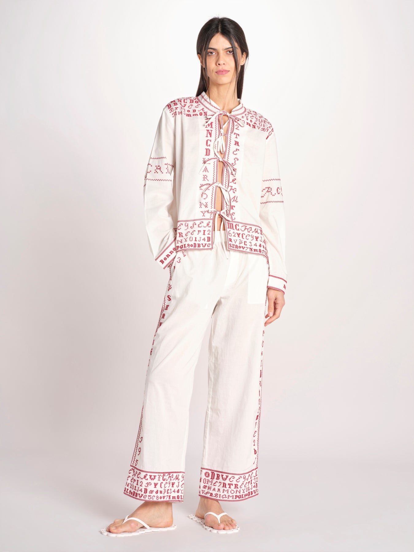 set pigiama 801 WHITE sea ny 