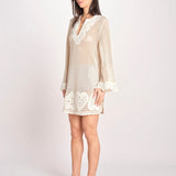 tunica in crochet MALYN TUNIC 736 CREAM sea ny 