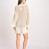 tunica in crochet MALYN TUNIC 736 CREAM sea ny 