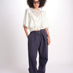 camicia lace capelet SHANNA121 CREAM sea ny 