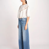 camicia cappa in pizzo SOFIA 042 CREAM sea ny 