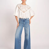 camicia cappa in pizzo SOFIA 042 CREAM sea ny 