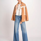 camicia cappa in pizzo SOFIA 042 CREAM sea ny 